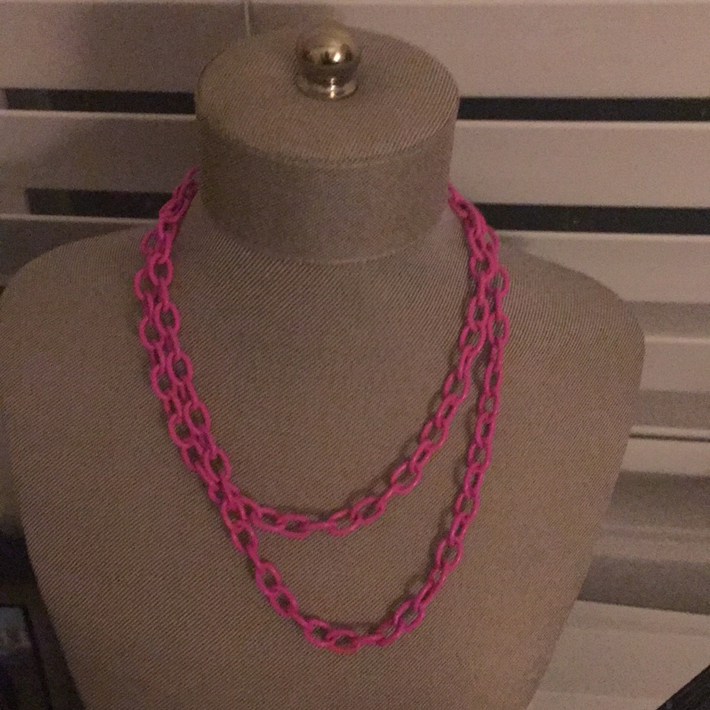 Jcrew pink necklace